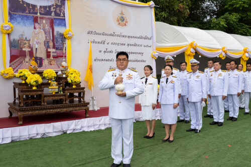 วันที่ 11 กรกฎาคม 2567 ร่วมพิธีเชิญคนโทน้ำพระพุทธมนต์ศักดิ์สิทธิ์ของจังหวัดแม่ฮ่องสอน ไปเก็บรักษาไว้ยังกระทรวงมหาดไทย